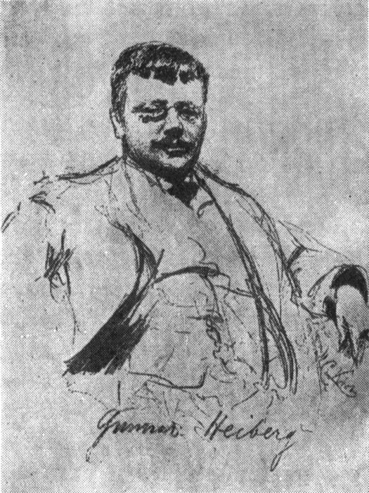 Gunnar Heiberg By Christian Krohg — Christian Krohg