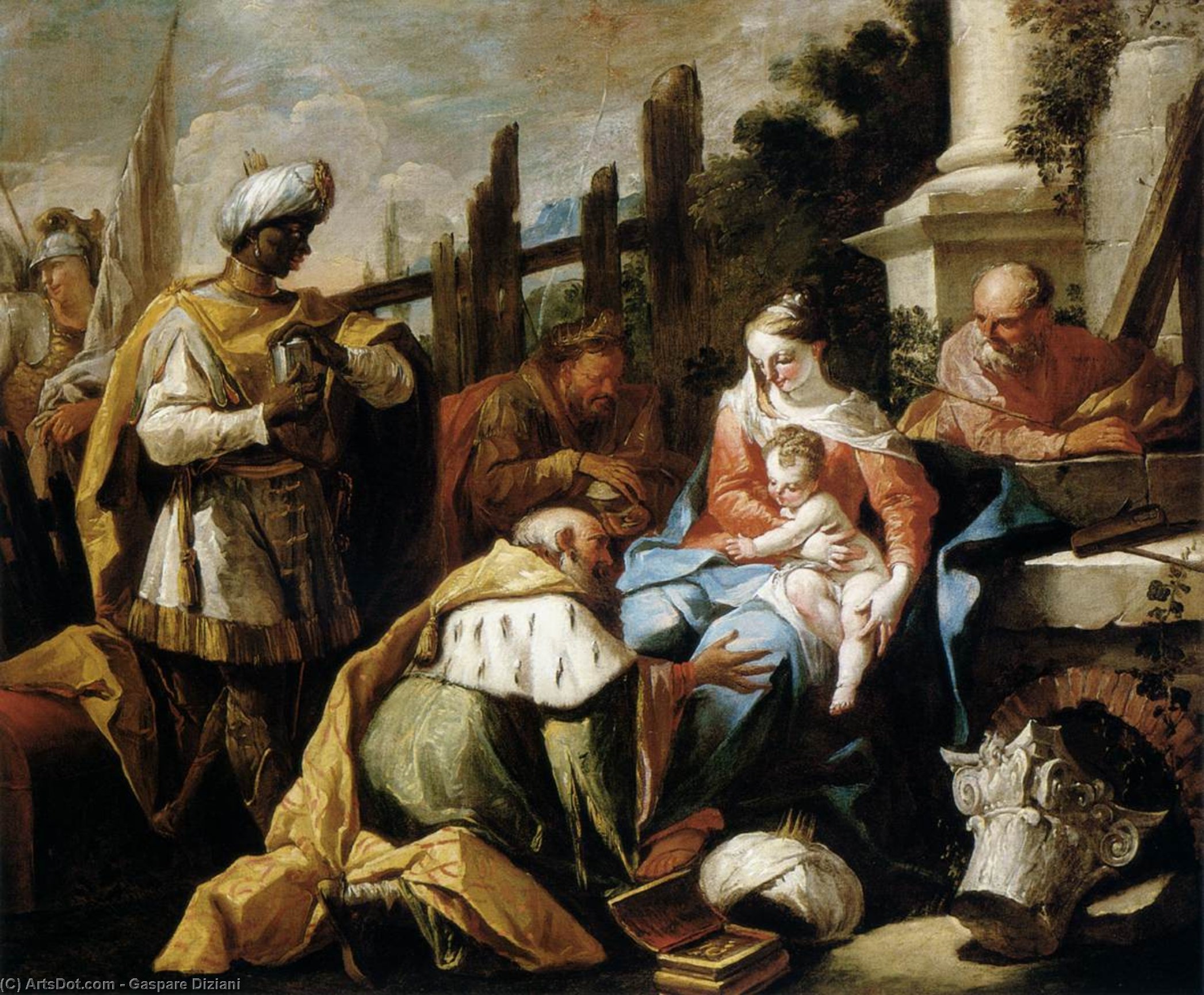 Adoration Of The Magi — Gaspare Diziani