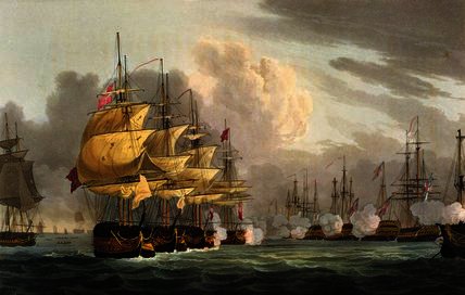 The Destruction Of The Danish Fleet — Томас Уиткомб