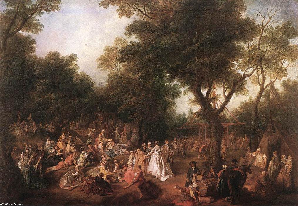 Fete In A Wood — Nicolas Lancret