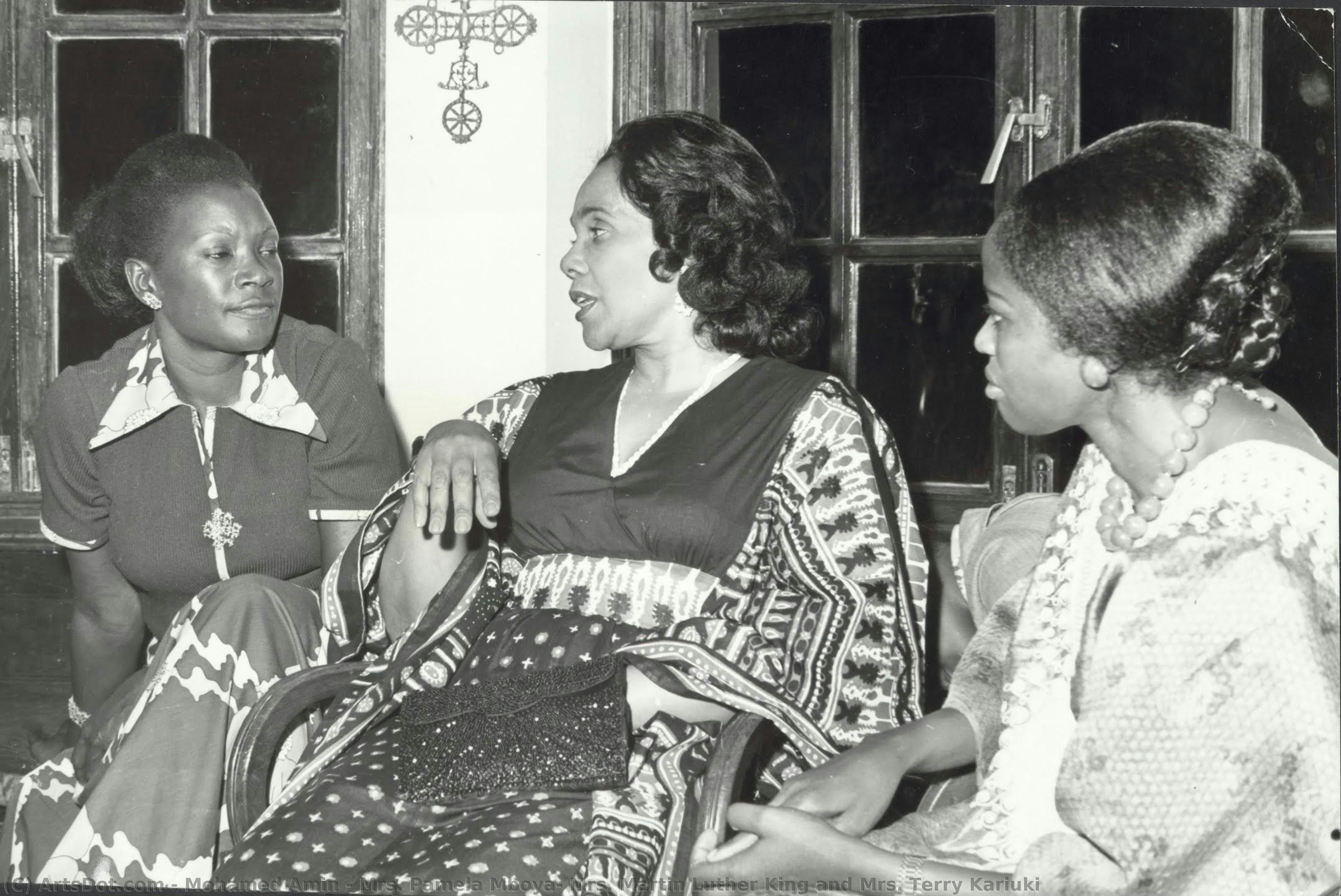 Mrs. Pamela Mboya, Mrs. Martin Luther King And Mrs. Terry Kariuki — Mohamed Amin