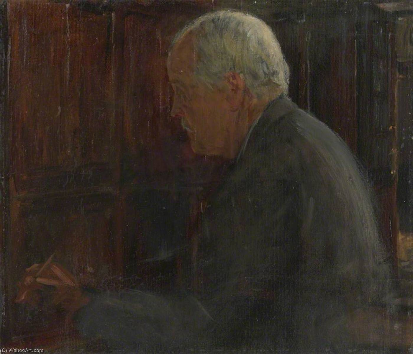 Arthur James Balfour, 1st Earl Of Balfour (1848–1930), Foreign Secretary (preparatory Study For 'the Supreme War Council In Session At Versailles On 3rd July 1918') — Herbert Arnould Olivier