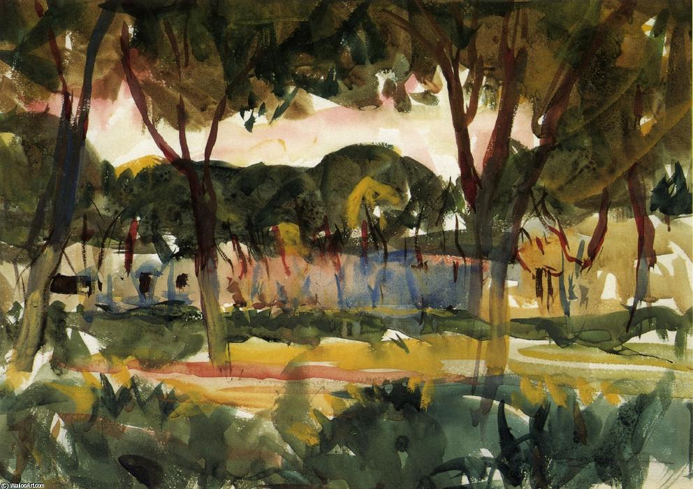 Public Square, Zaragozza — Charles Webster Hawthorne