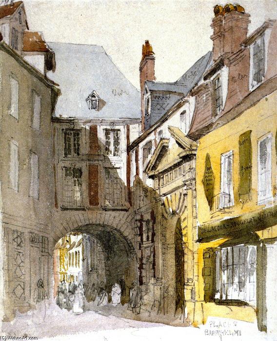 Place St. Barthélemy, Rouen — David Cox
