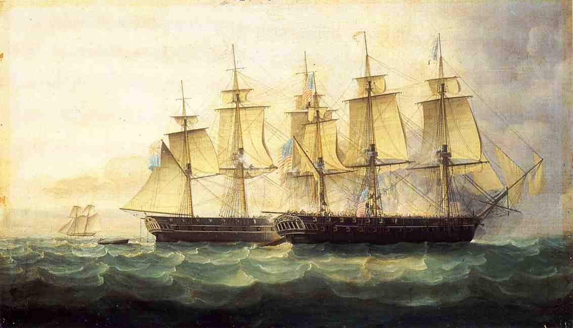 The U.s.s. Chesapeake And The H.m.s. Shannon — James Edward Buttersworth