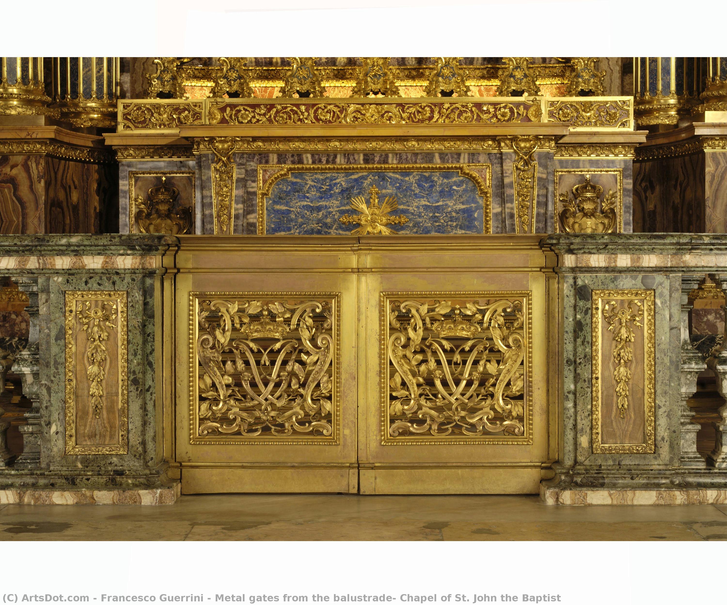 Metal Gates From The Balustrade, Chapel Of St. John The Baptist — Francesco Guerrini