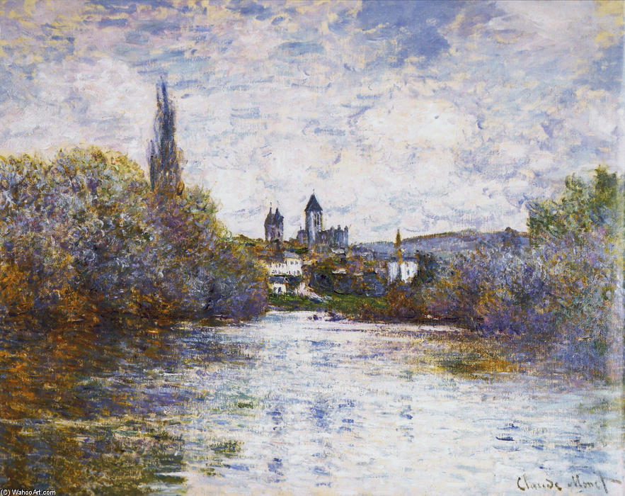 Vetheuil, El Pequeño Brazo Del Sena — Claude Monet