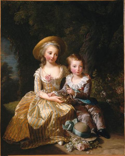 Louis Joseph Xavier Francois De France Et Marie Therese Charlotte De France — Louise Élisabeth Vigée Le Brun