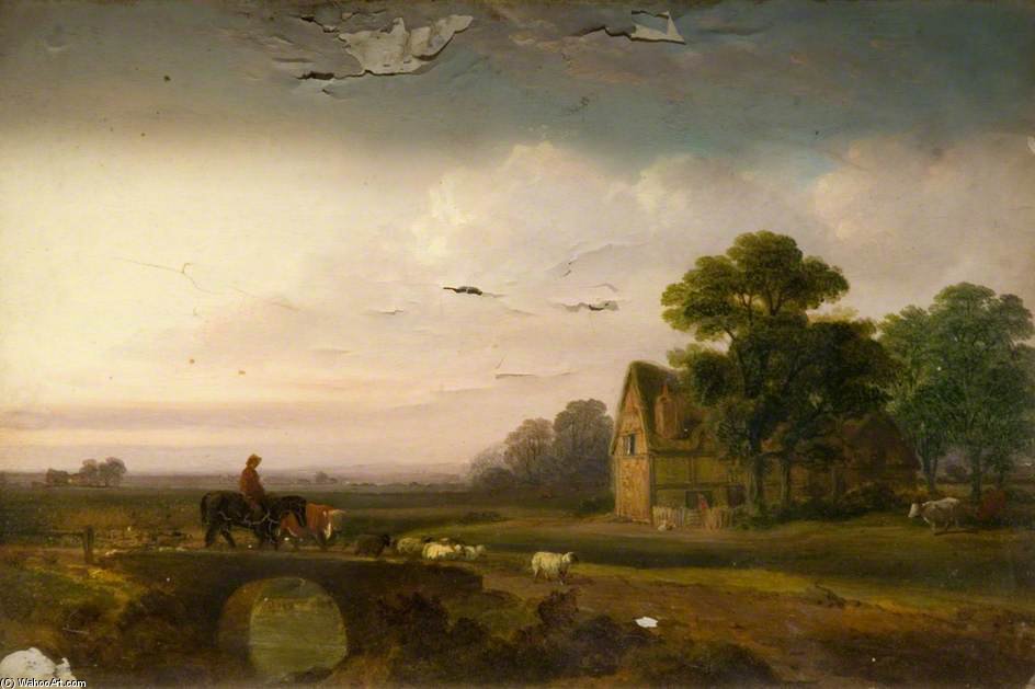 Landscape With Sheep And A Horseman — James Arthur O Connor