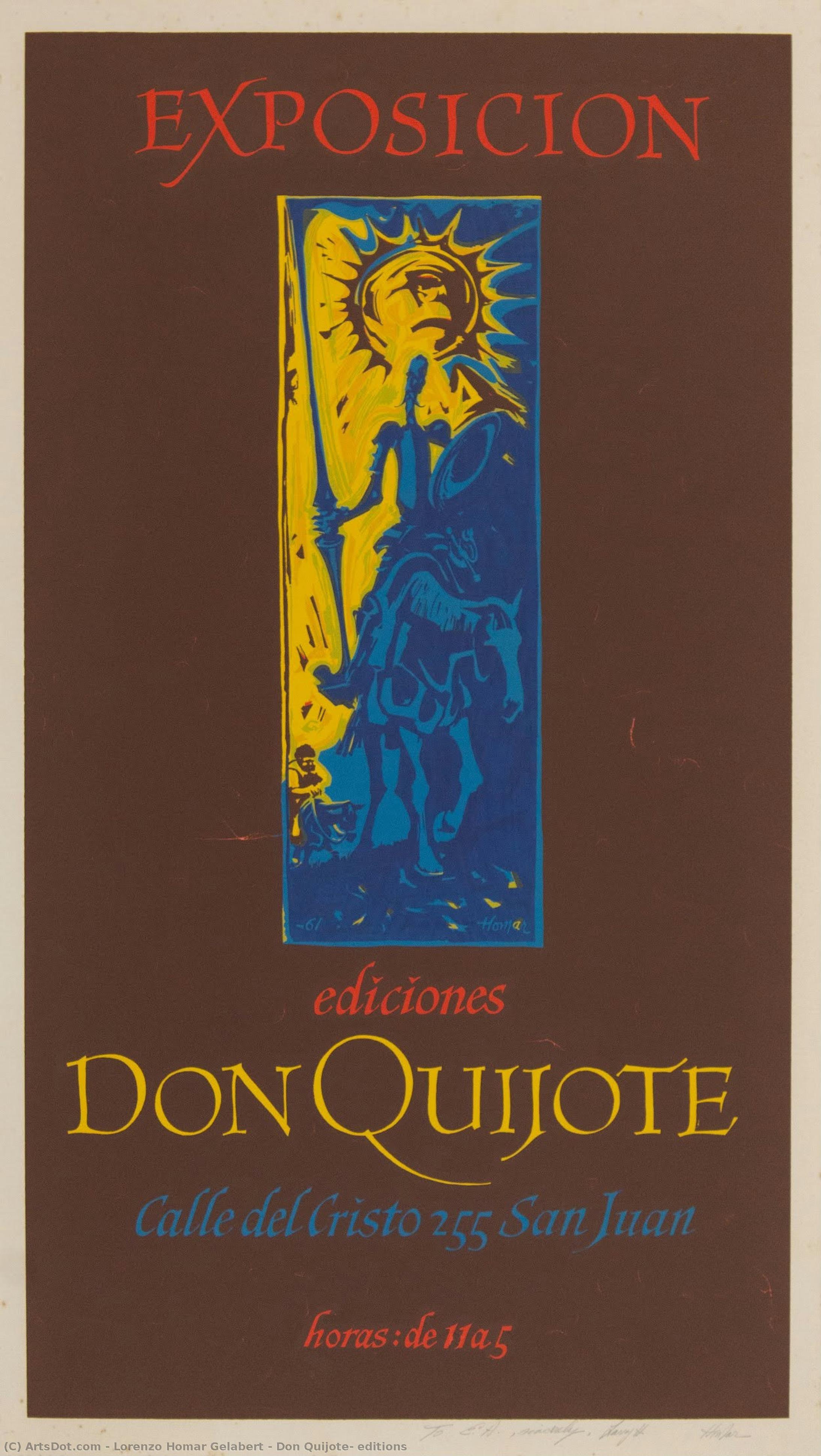 Don Quijote, Editions — Lorenzo Homar