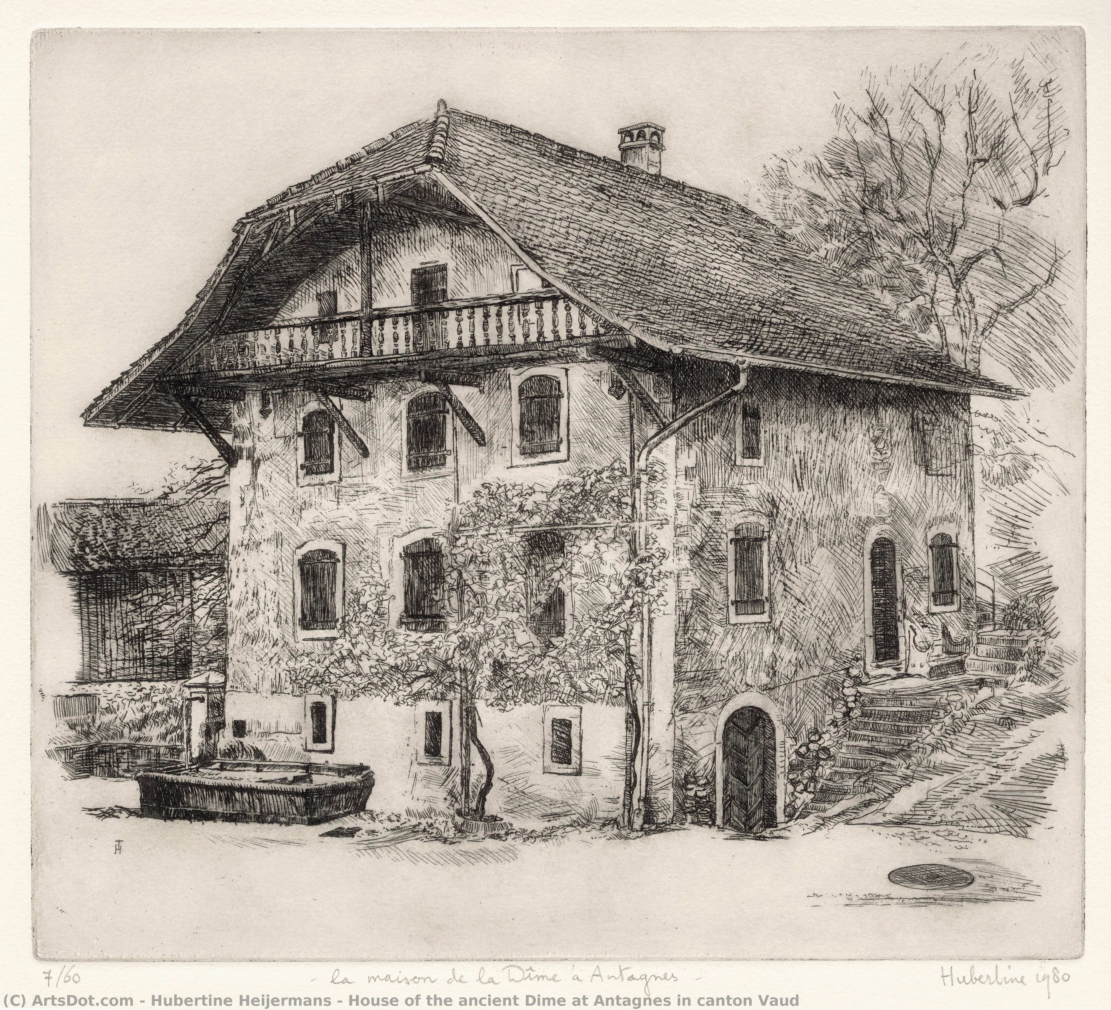 House Of The Ancient Dime At Antagnes In Canton Vaud — Hubertine Heijermans