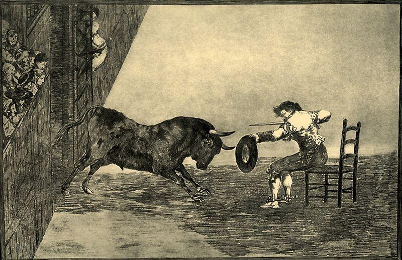 Temeridad De Martincho En La Plaza De Zaragoza — Francisco José De Goya Y Lucientes