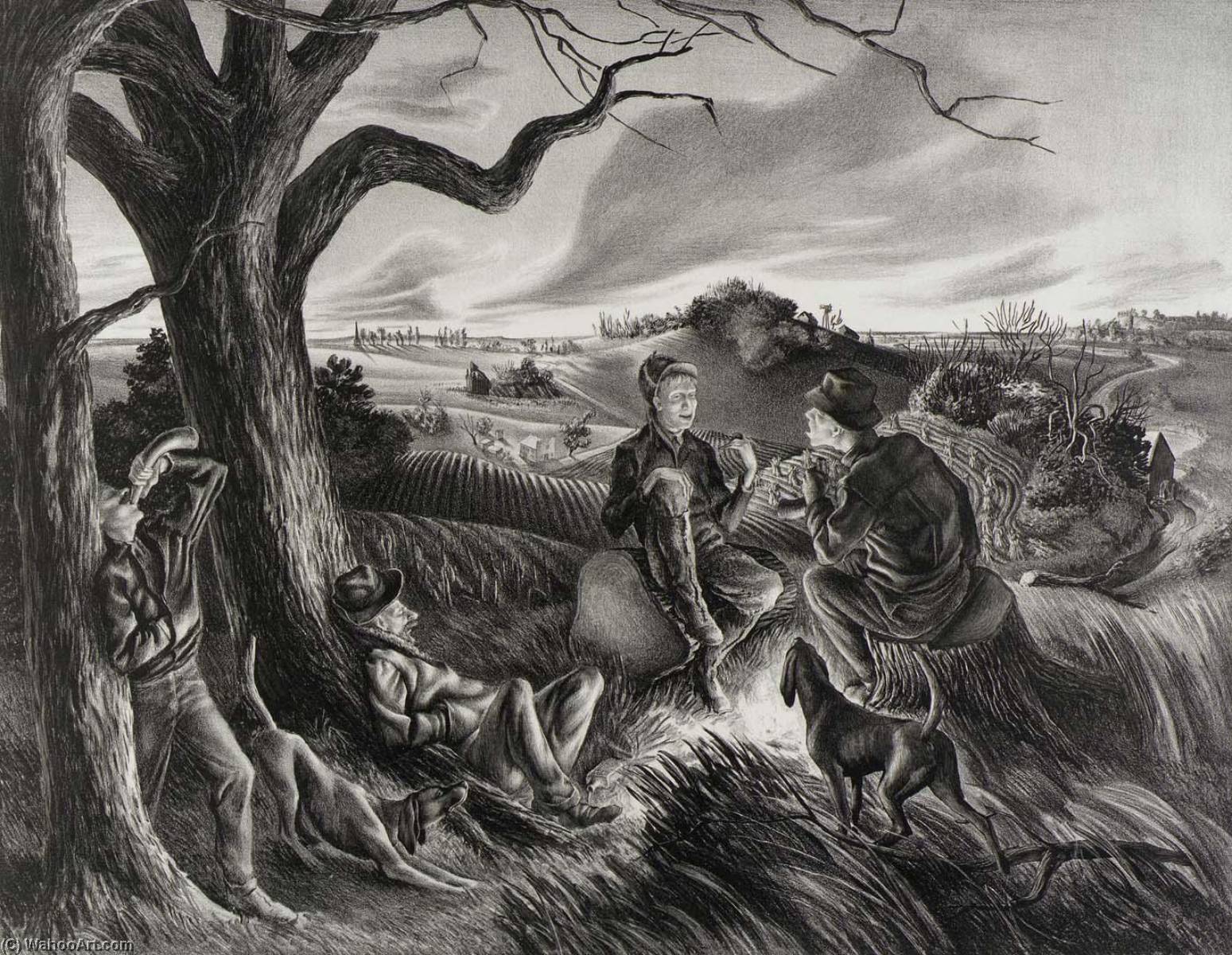 Blue Valley Fox Hunt — John Stockton De Martelly