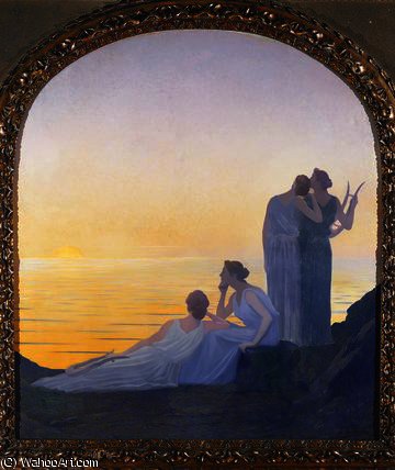 An Evening In Ancient Times — Alphonse Osbert