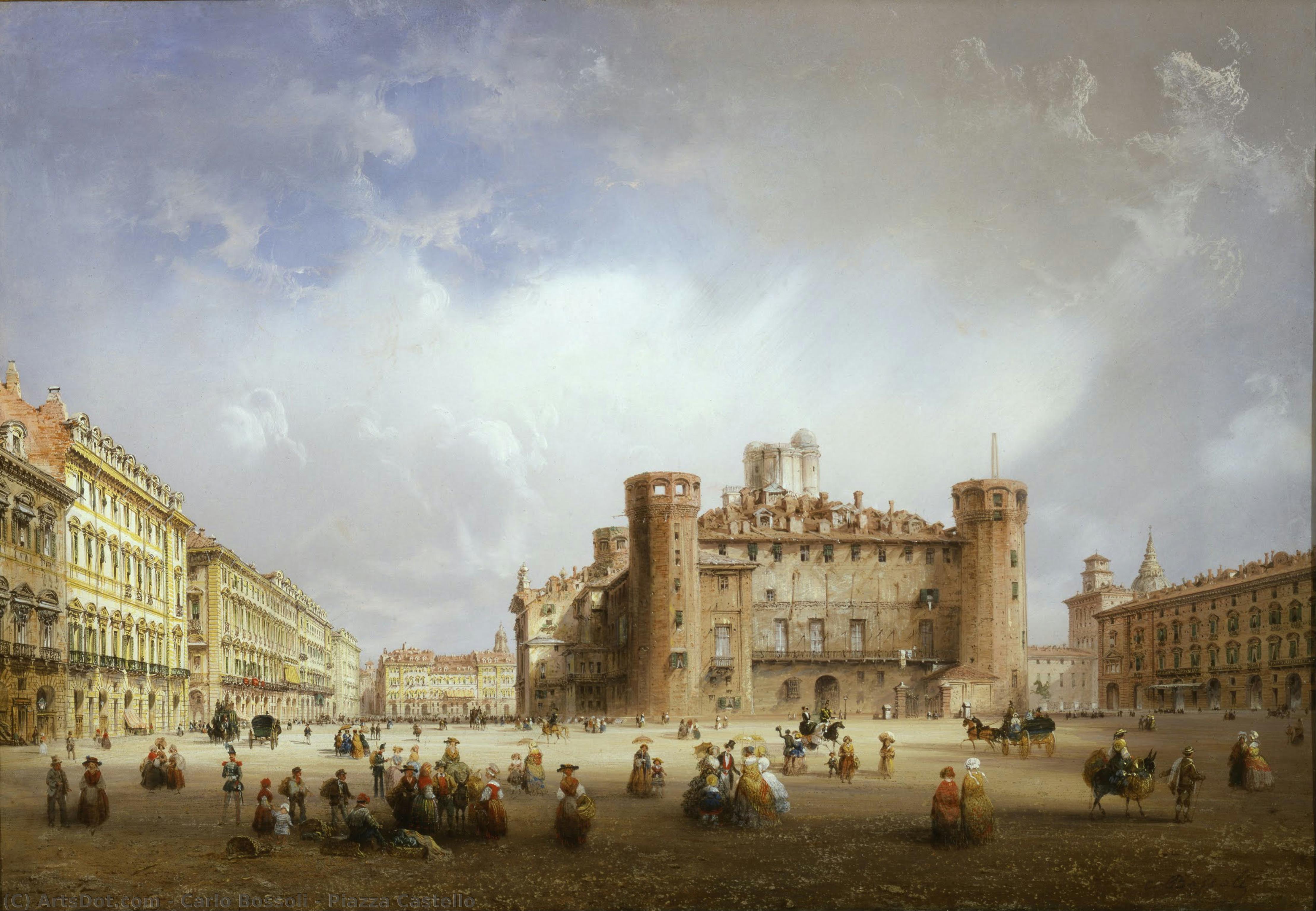 Piazza Castello — Carlo Bossoli