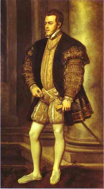 Portrait Of Philip Ii — Titian