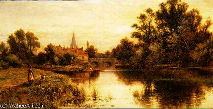 The Thames At Marlow — Alfred I Glendening