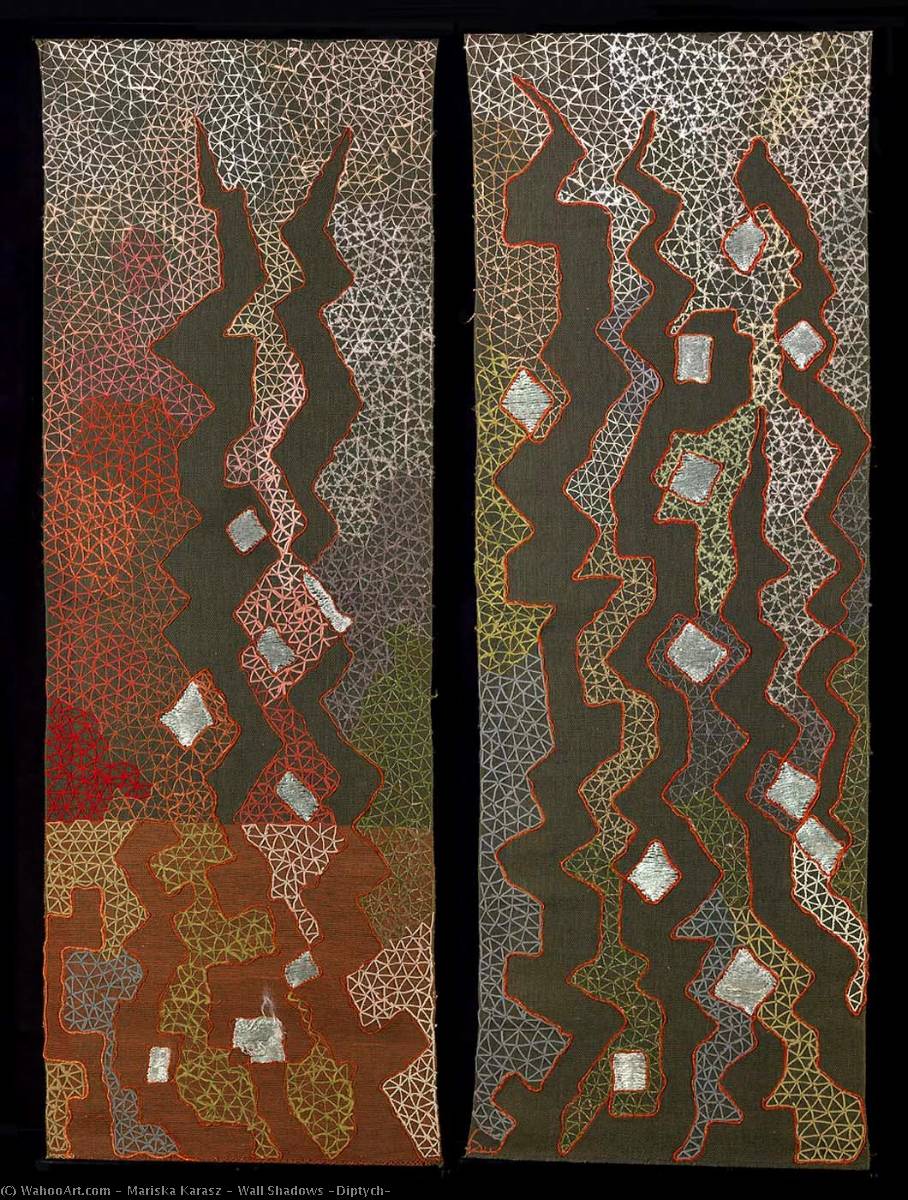Wall Shadows (diptych) — Mariska Karasz