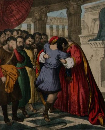 Joseph's Forgiveness Of His Brethren — Siegfried Detler Bendixen