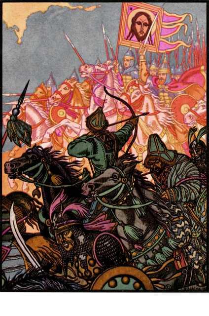 Kulikov Battle — Ivan Yakovlevich Bilibin