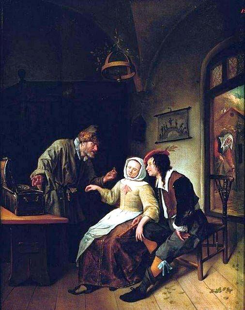 Choice Between Richness And Youth — Jan Havickszoon Steen