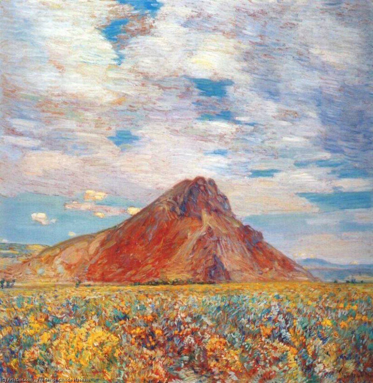 Sand Springs Butte — Frederick Childe Hassam