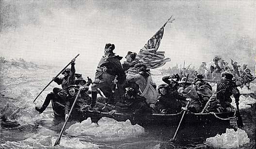 Washington Crossing The Delaware, (painting) — Emanuel Gottlieb Leutze