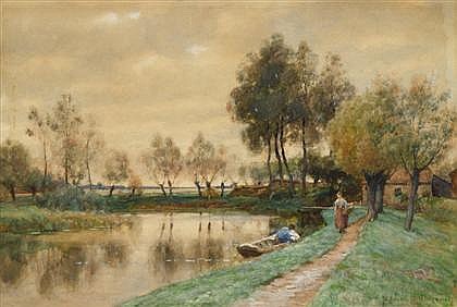 Early Morning, Holland — Julius Jacobus Van De Sande Bakhuyzen