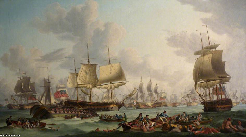 The Battle Of The First Of June — Robert Dodd