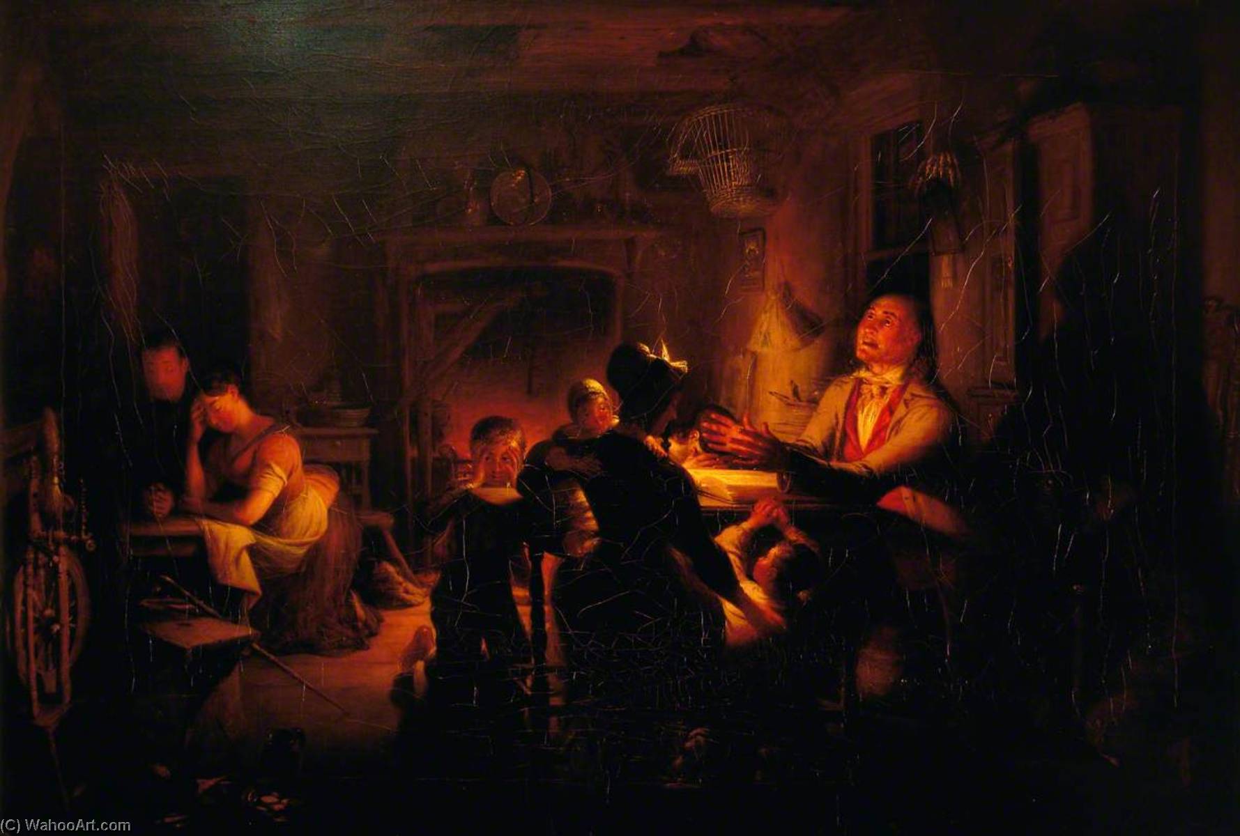 The Cottar's Saturday Night — William Kidd