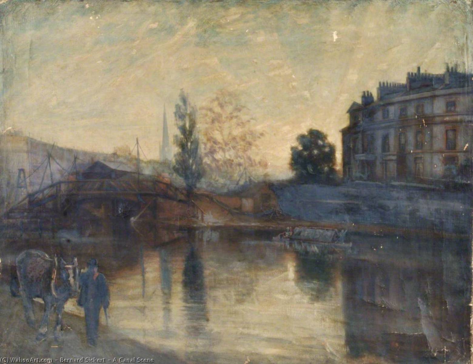 A Canal Scene — Bernard Sickert