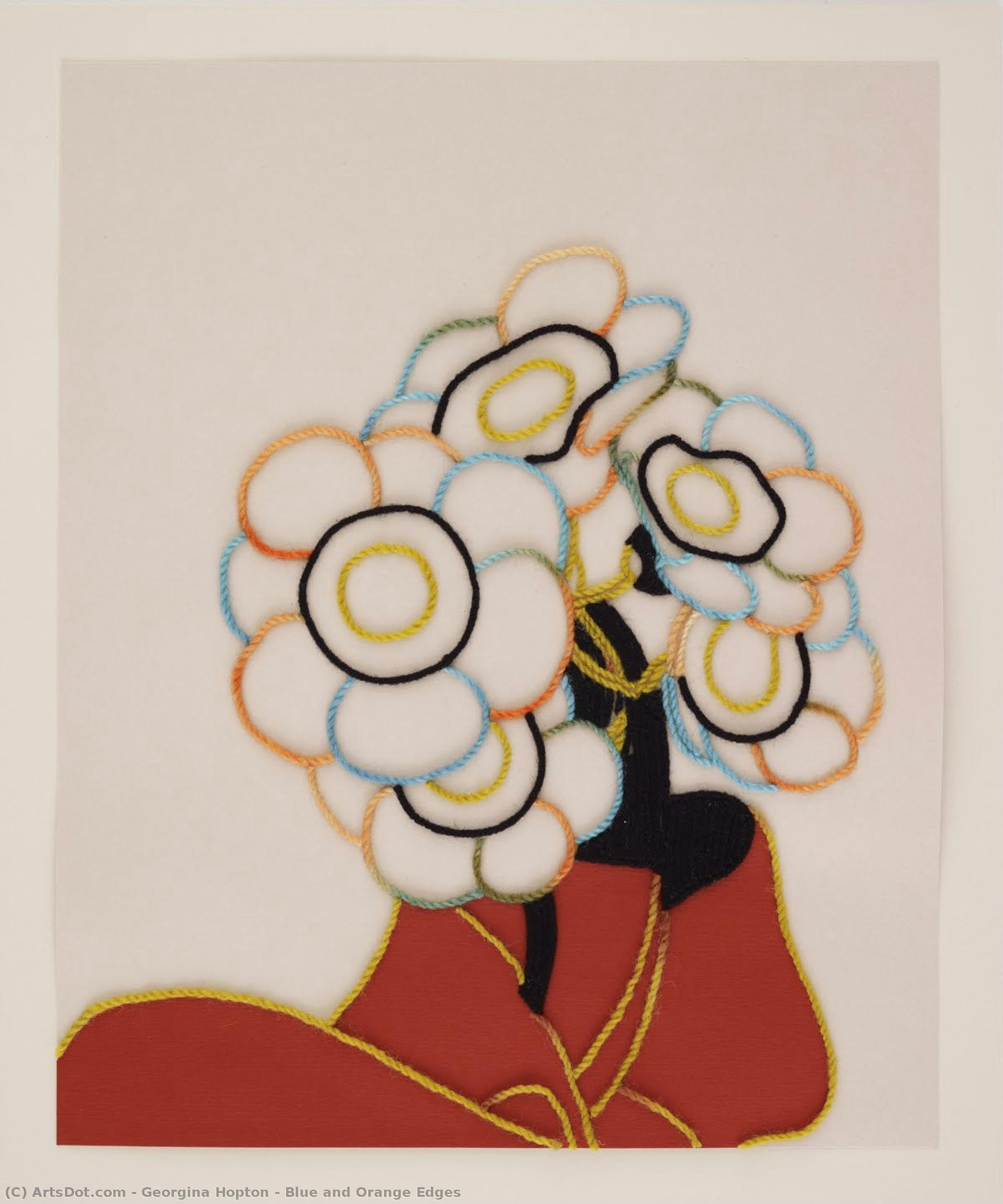 Blue And Orange Edges — Georgina Hopton
