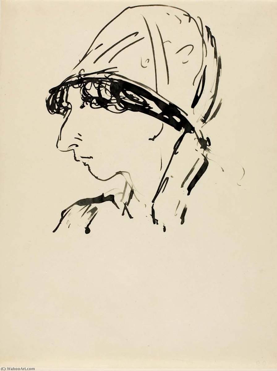 Head Of A Girl — Alfred Henry Maurer