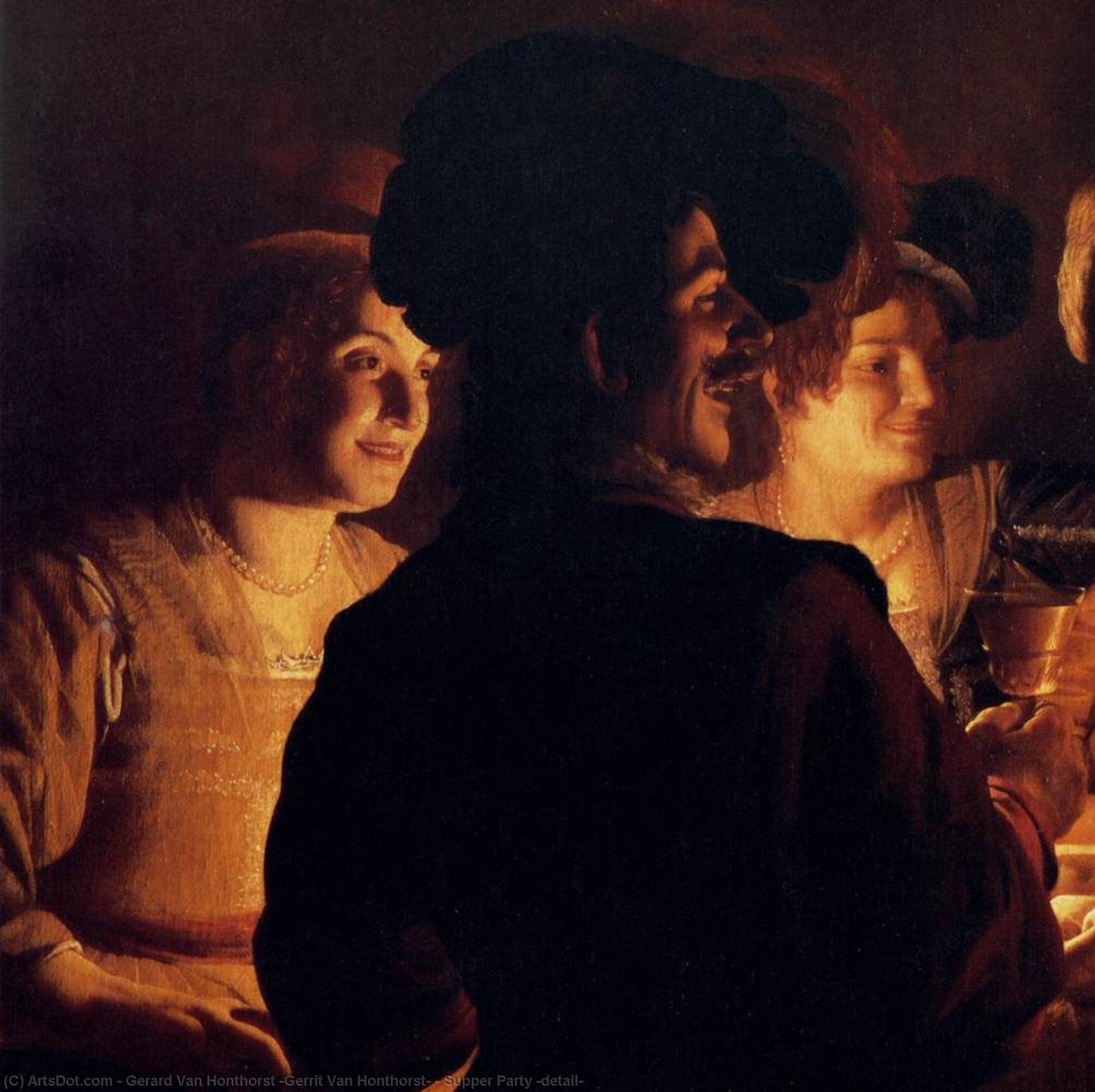Supper Party (detail) — Герхард Ван Хонторст