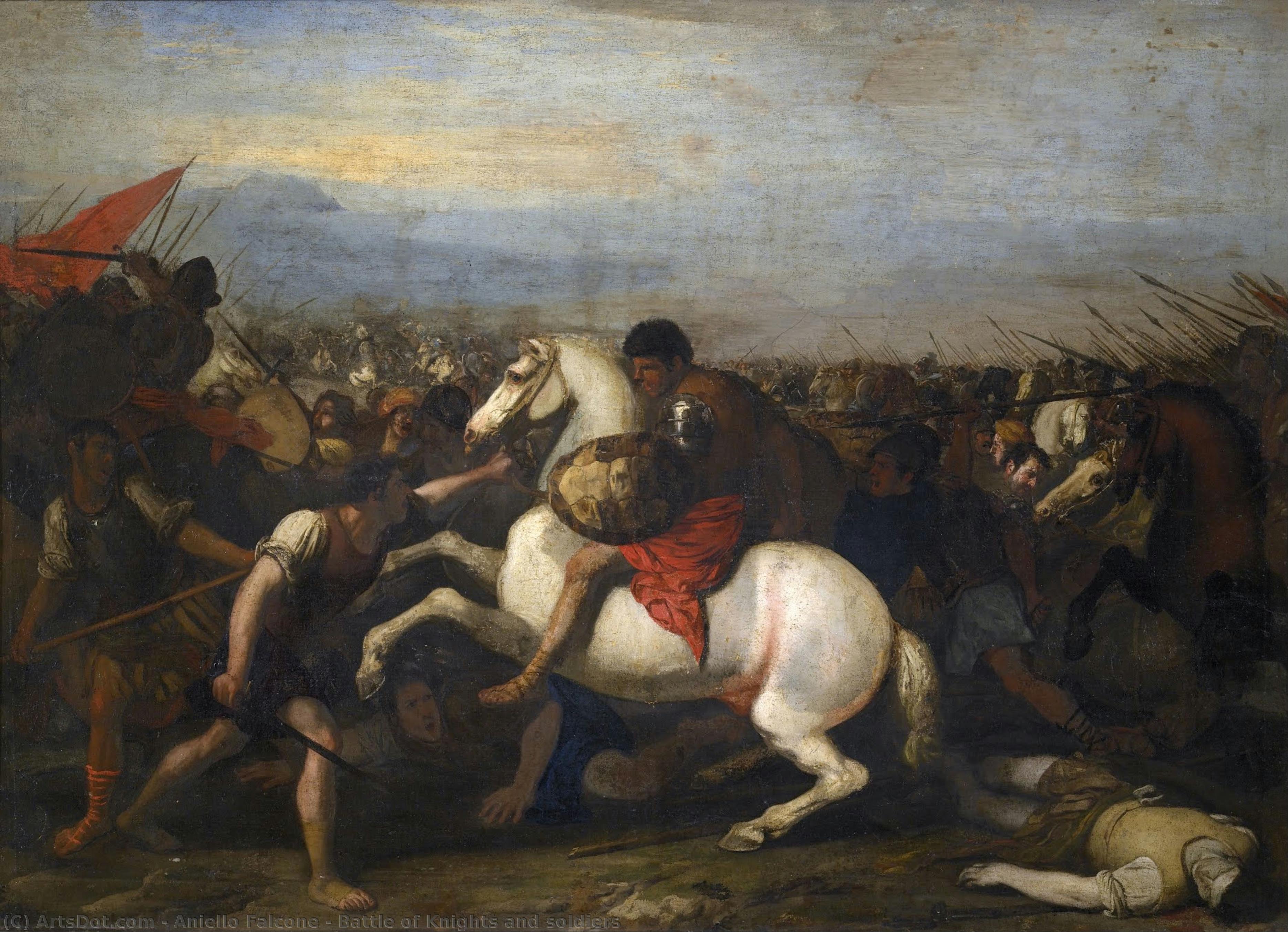 Battle Of Knights And Soldiers — Aniello Falcone