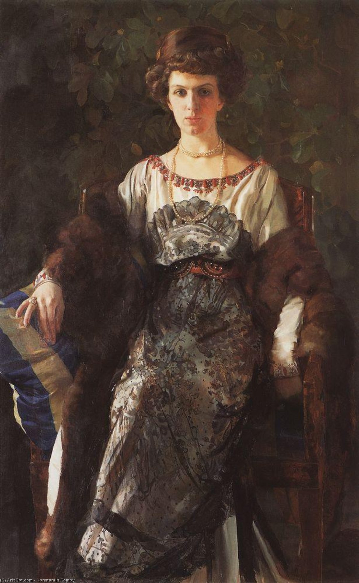 Portrait Of Ewfimia Nosova — Konstantin Andreevic Somov
