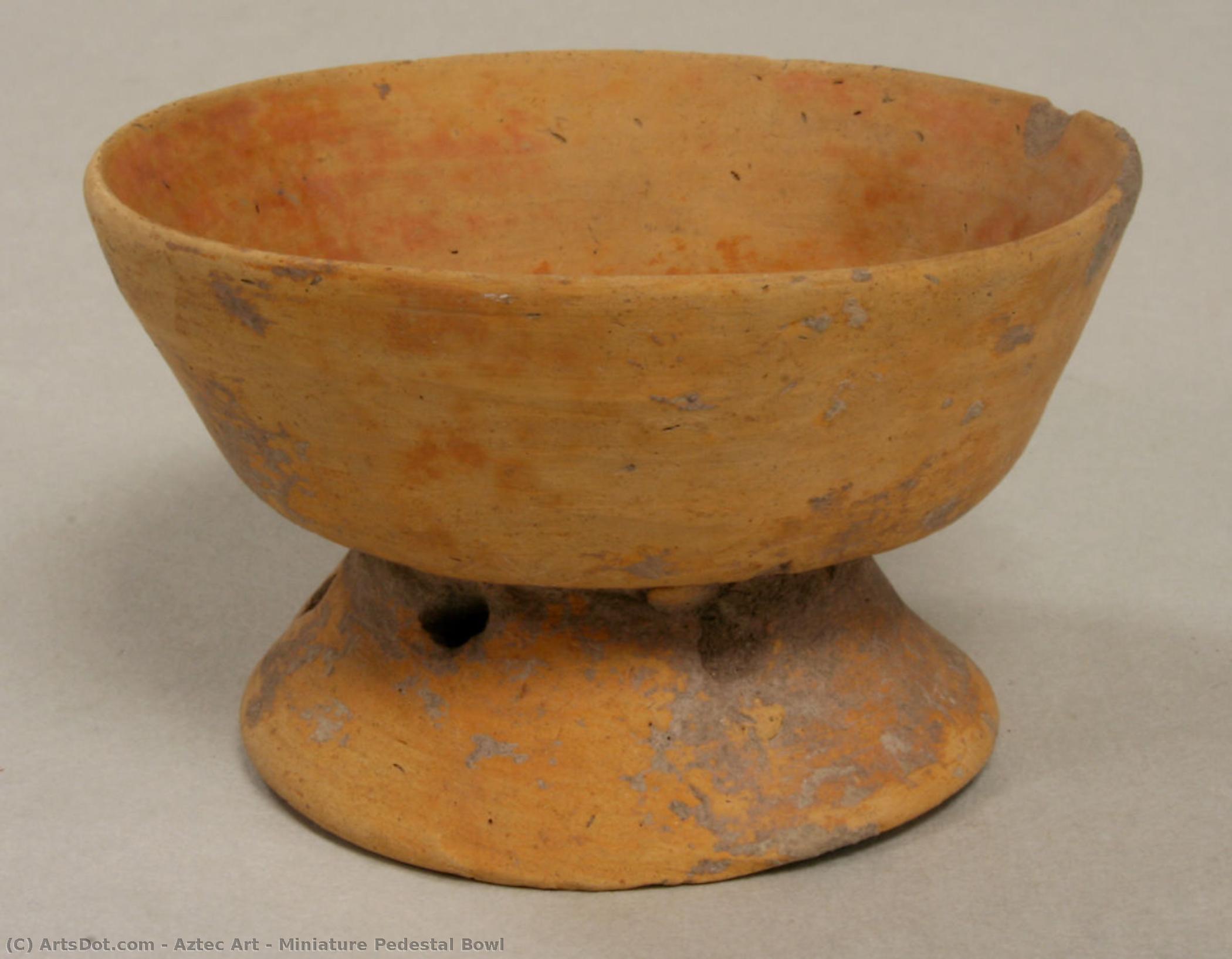 Miniature Pedestal Bowl — Aztec Empire