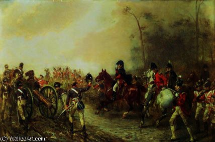 The Duke Of Wellington On The Road To Quatre Bras — Robert Alexander Hillingford