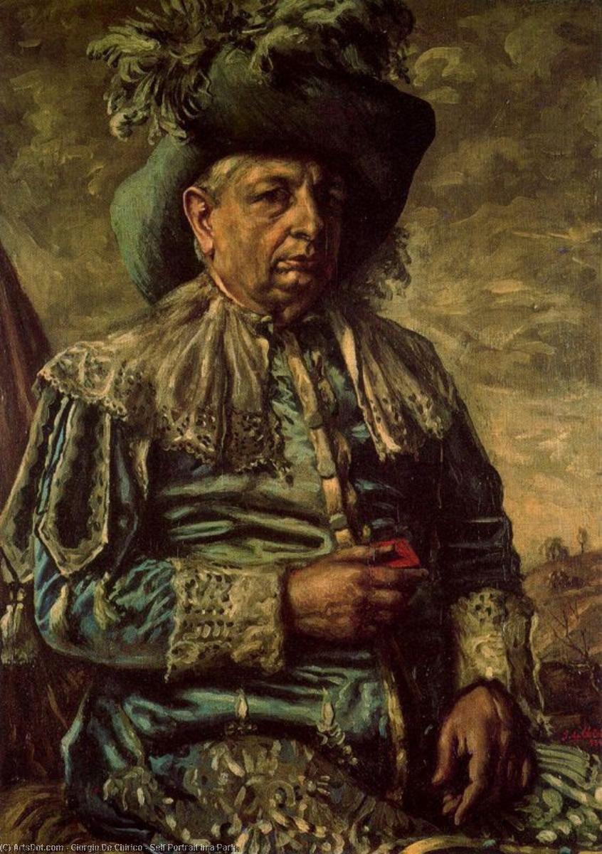 Self Portrait In A Park — Giorgio De Chirico