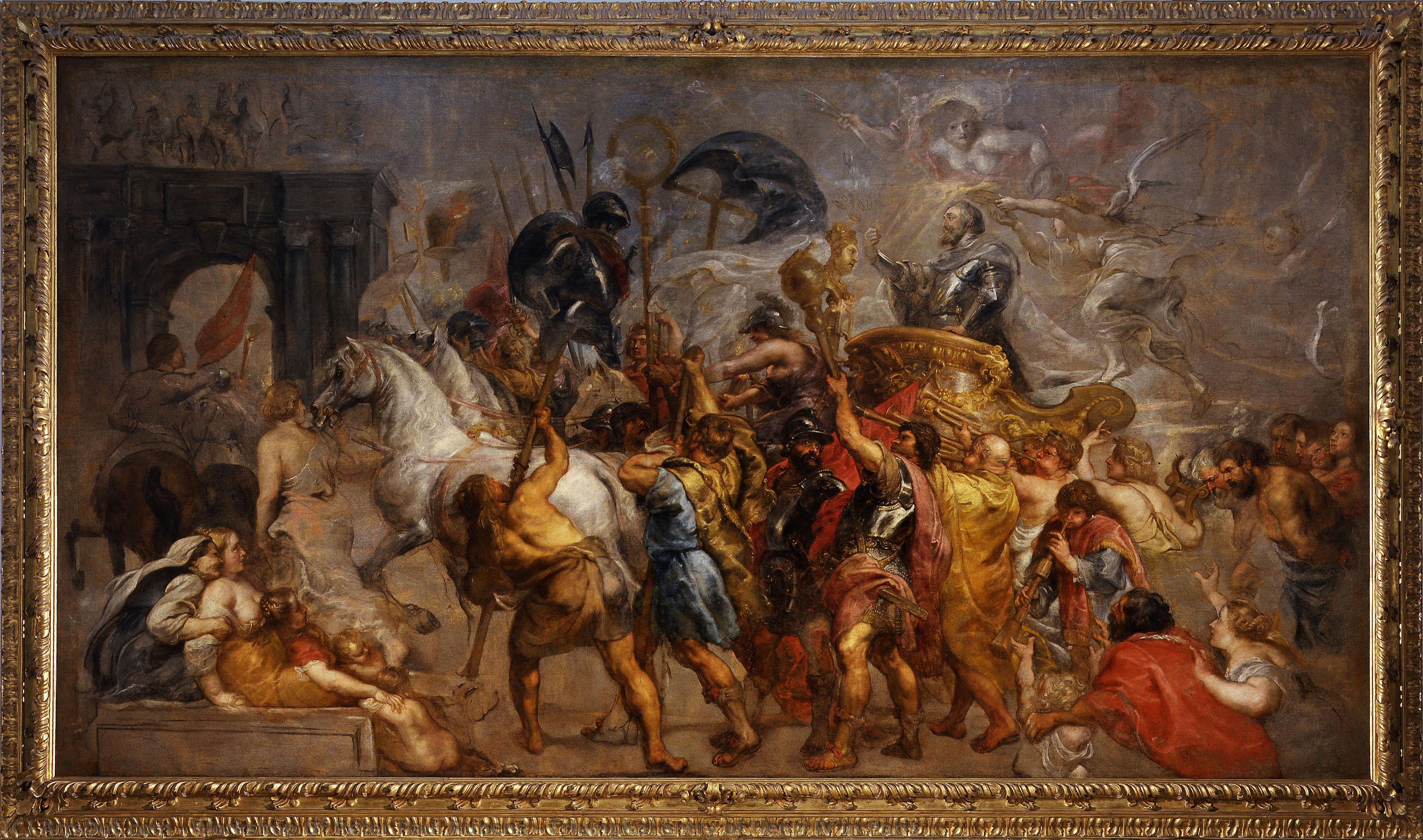 Triumphzug Von Heinrich Iv. In Paris — Werkstatt Von Peter Paul Rubens