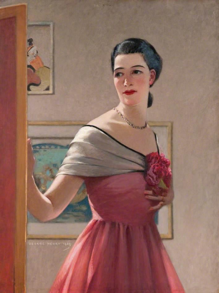 Mary In The Pink Dress — George Henry