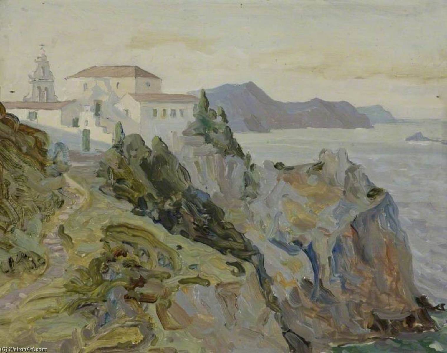 Monastery, Paleokastritsa, Corfu — Helen Lavinia Cochrane