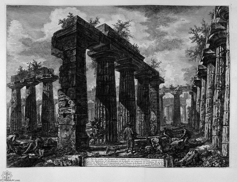View The Remains Of The Pronaos — Ђаво Battista Пирањези