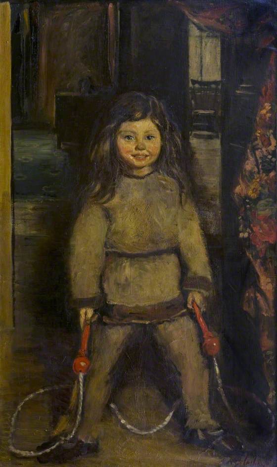 Child With A Skipping Rope — Archibald A Mcglashan