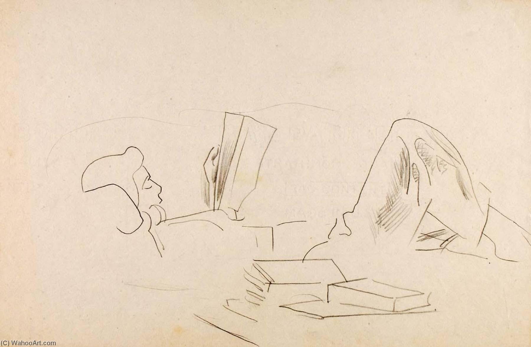(female Reclining, Reading) — Marguerite Zorach