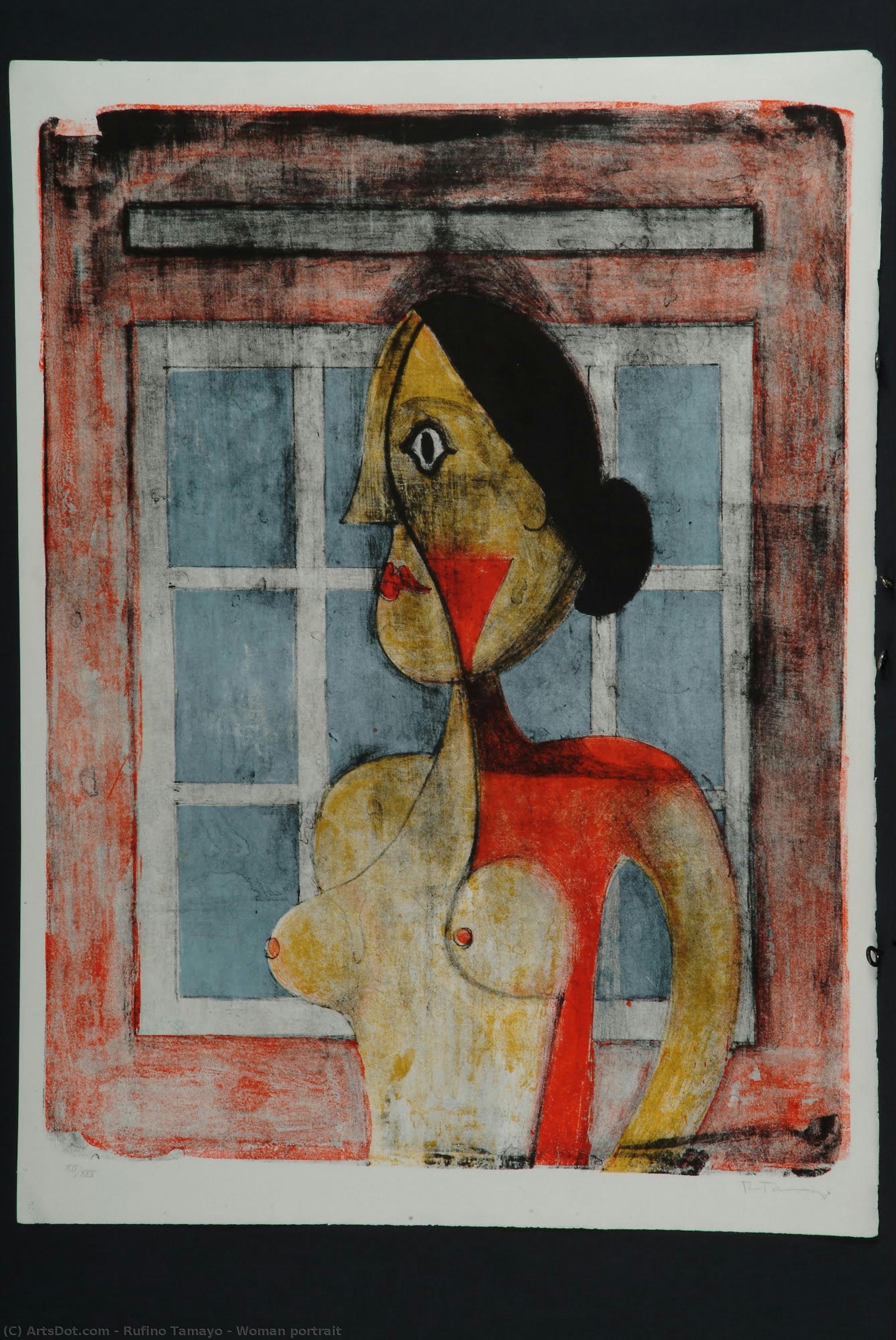 Woman Portrait — Rufino Tamayo