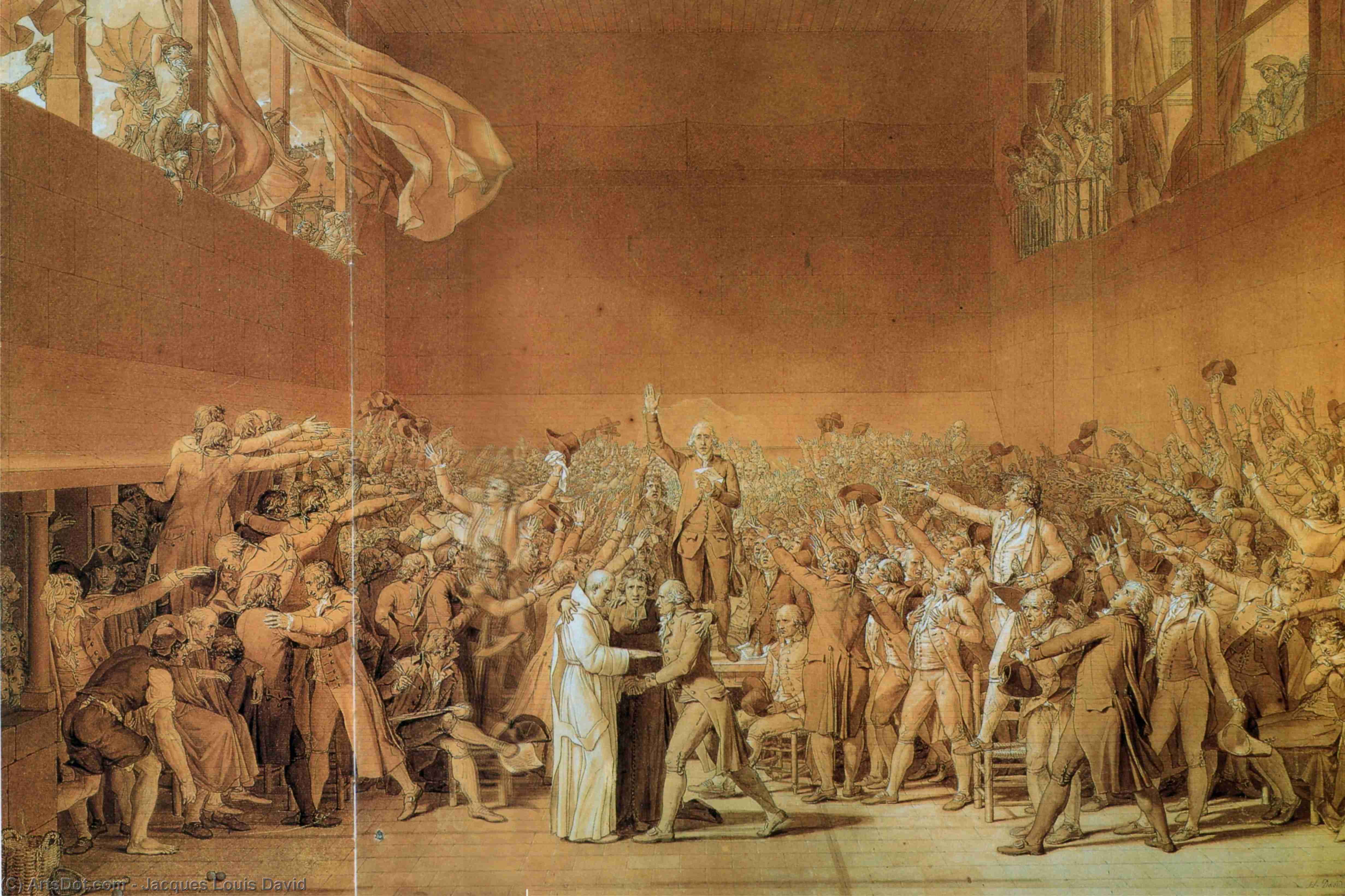 El Juramento Del Campo De Trianon — Jacques-louis David
