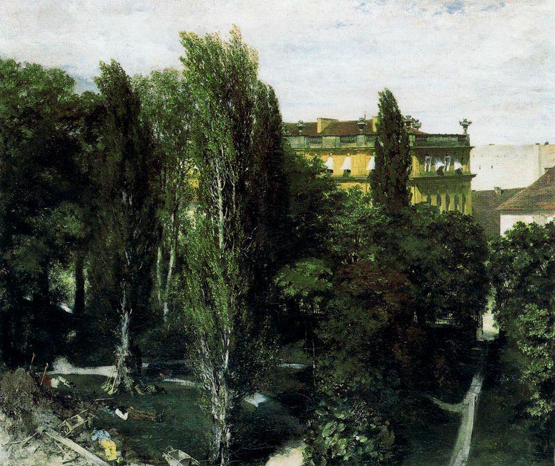 The Palace Garden Of Prince Albert — Adolph Von Menzel