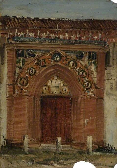 Door Of The Church At Santa Paula — William White Warren