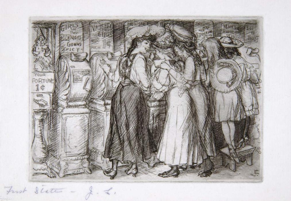 Fun, One Cent, From The Series New York City Life — John French Sloan